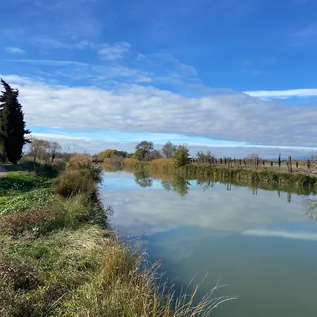 T2bis Bord Du Canal Du Midi Piscine דירה